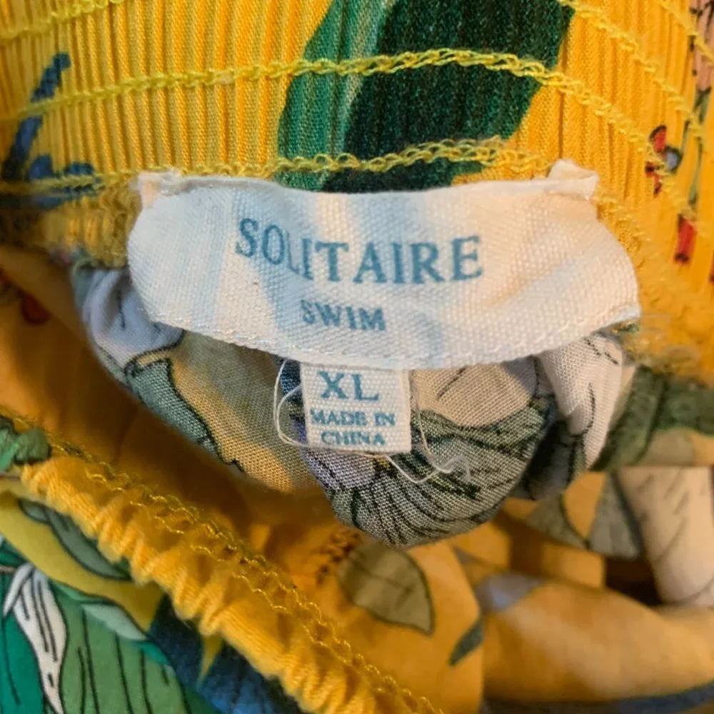 Colorful Solitaire Maxi Skirt with Lace Detail - Picture 3 of 6